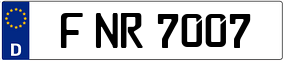 Truck License Plate